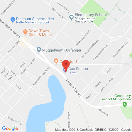 Standort der Tankstelle: Sprint Tankstelle in 12559, Berlin-Mueggelheim