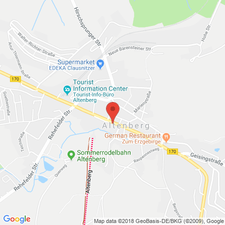 Standort der Tankstelle: STAR Tankstelle in 01773, Altenberg