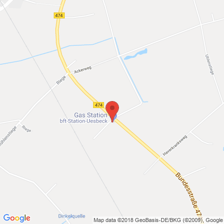 Standort der Tankstelle: bft-Tankstelle-Uesbeck Tankstelle in 48720, Rosendahl