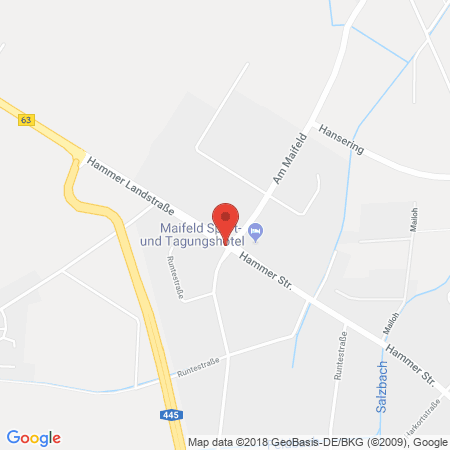 Position der Autogas-Tankstelle: Autohaus Lehnert + Hülsmann in 59457, Werl