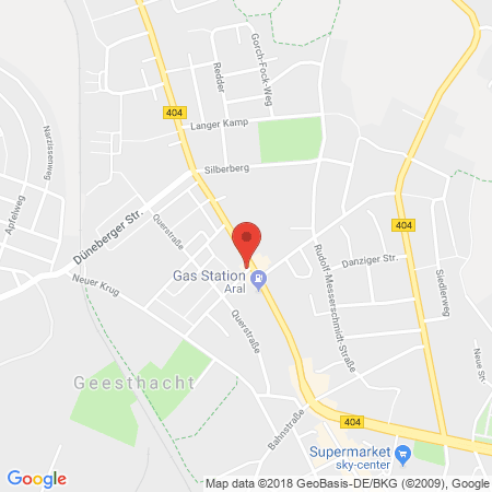 Standort der Tankstelle: ARAL Tankstelle in 21502, Geesthacht