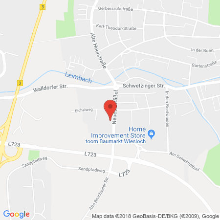 Standort der Tankstelle: ARAL Tankstelle in 69168, Wiesloch