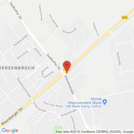 Position der Autogas-Tankstelle: Shell Tankstelle in 47475, Kamp-lintfort