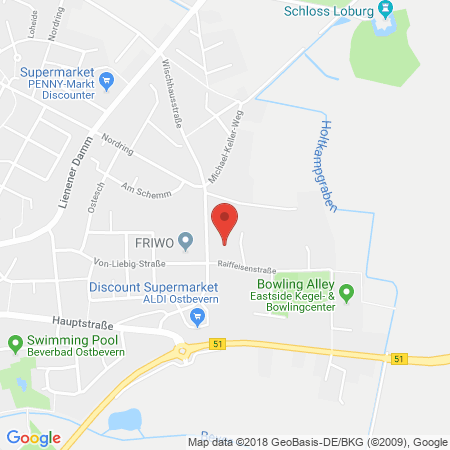 Standort der Tankstelle: Raiffeisen Tankstelle in 48346, Ostbevern