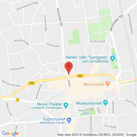 Standort der Autogas Tankstelle: ESSO Station Pusch in 25746, Heide