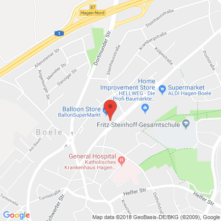 Standort der Tankstelle: TotalEnergies Tankstelle in 58099, Hagen-Boele