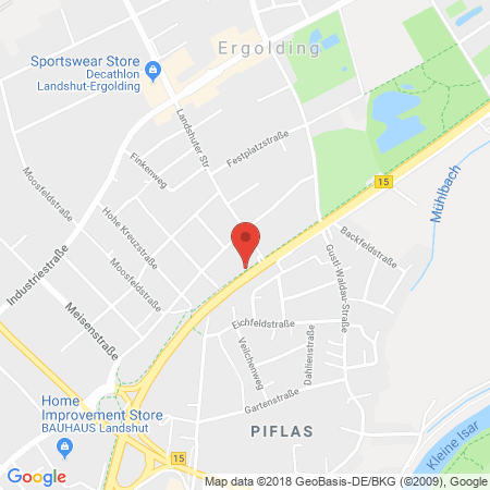 Position der Autogas-Tankstelle: Sprint Tankstelle in 84030, Ergolding