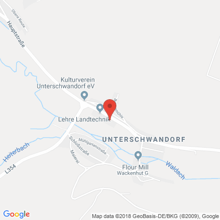 Position der Autogas-Tankstelle: BFT Tankstelle Lehre in 72221, Haiterbach, OT Unterschwandorf