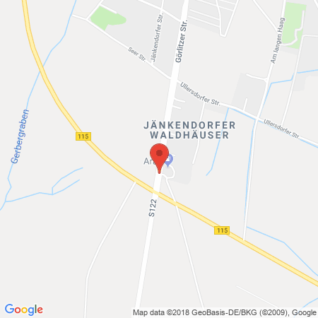 Position der Autogas-Tankstelle: Aral Tankstelle in 02906, Niesky