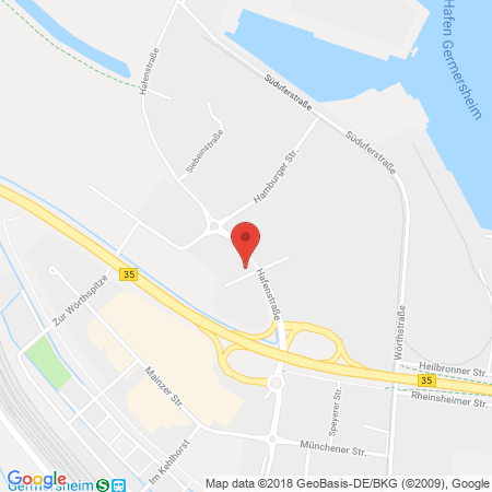 Standort der Tankstelle: SB Tankstelle in 76726, Germersheim