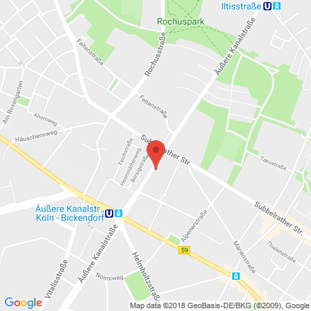 Standort der Tankstelle: ARAL Tankstelle in 50827, Köln