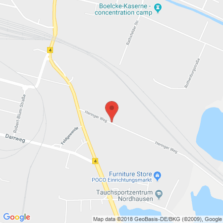 Position der Autogas-Tankstelle: H Und F Logistik Gmbh in 99734, Nordhausen