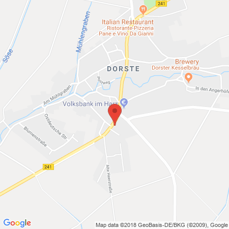 Standort der Tankstelle: Raiffeisen Tankstelle in 37520, Dorste
