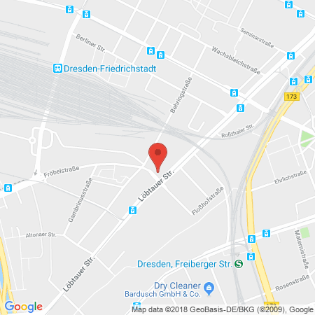 Position der Autogas-Tankstelle: Shell Tankstelle in 01159, Dresden