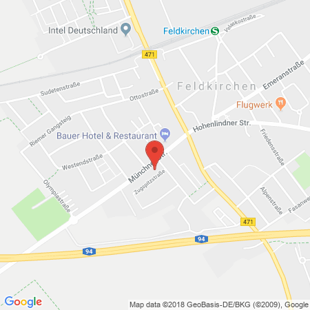 Position der Autogas-Tankstelle: Shell Tankstelle in 85622, Feldkirchen