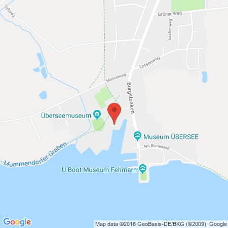 Position der Autogas-Tankstelle: Johannsen Flüssiggas GbR in 23769, Fehmarn OT Burg