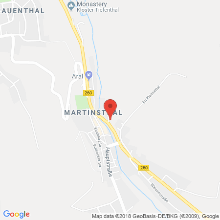 Position der Autogas-Tankstelle: Star Tankstelle in 65344, Martinsthal