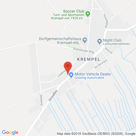 Standort der Tankstelle: Grüning Automobile Krempel Tankstelle in 27607, Stadt Geestland