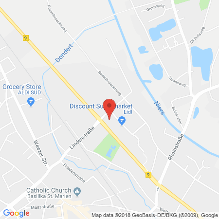 Position der Autogas-Tankstelle: Shell Tankstelle in 47623, Kevelaer