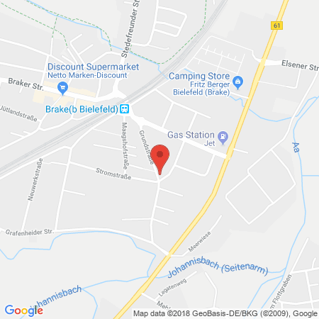 Position der Autogas-Tankstelle: AVIA Tankstelle in 33729, Bielefeld