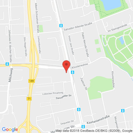Position der Autogas-Tankstelle: Esso Tankstelle in 39124, Magdeburg