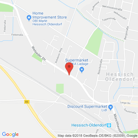 Standort der Tankstelle: ARAL Tankstelle in 31840, Hessisch Oldendorf