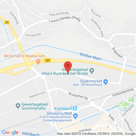 Position der Autogas-Tankstelle: JET Tankstelle in 95326, Kulmbach