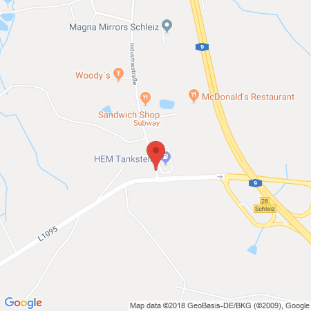 Standort der Autogas Tankstelle: HEM Tankstelle in 07907, Schleiz
