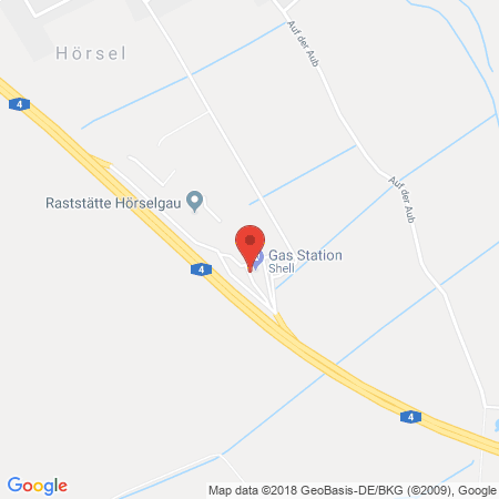 Standort der Tankstelle: Shell Tankstelle in 99880, Hoersel