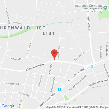 Position der Autogas-Tankstelle: JET Tankstelle in 30163, Hannover