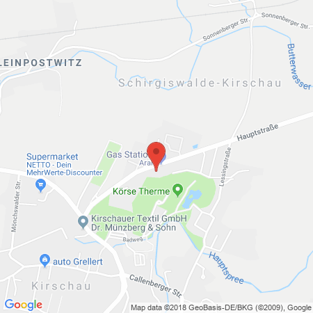 Position der Autogas-Tankstelle: Aral Tankstelle in 02681, Schirgiswalde-kirsch