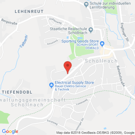 Position der Autogas-Tankstelle: Helmut Schönberger Stiftung - Tankstelle in 94508, Schöllnach