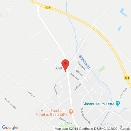 Standort der Tankstelle: ARAL Tankstelle in 48653, Coesfeld