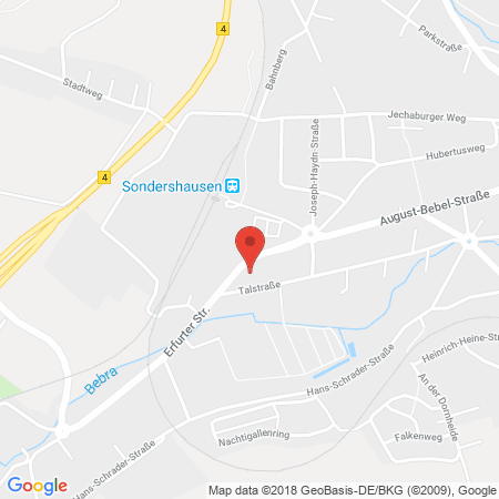 Standort der Tankstelle: bft - Walther Tankstelle in 99706, Sondershausen