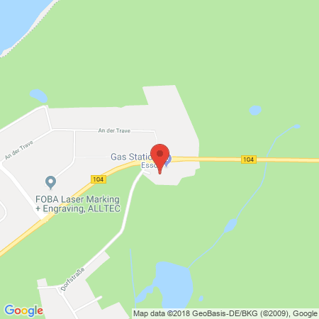 Standort der Tankstelle: Esso Tankstelle in 23923, Selmsdorf