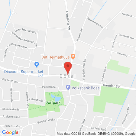 Standort der Tankstelle: BFT Tankstelle in 26219, Bösel