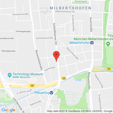 Standort der Tankstelle: ARAL Tankstelle in 80809, München