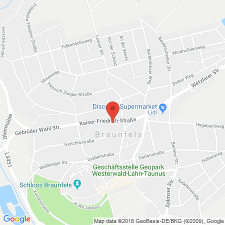 Standort der Tankstelle: Agip Tankstelle in 35619, Braunfels/Lahn