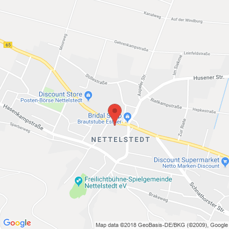 Position der Autogas-Tankstelle: Oil! Tankstelle Lübbecke-nettelstedt in 32312, Lübbecke-nettelstedt
