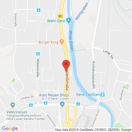Standort der Tankstelle: STAR Tankstelle in 07549, Gera