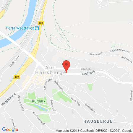 Standort der Tankstelle: Westfalen Tankstelle in 32457, Porta Westfalica