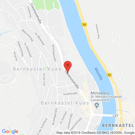 Standort der Autogas Tankstelle: Maxgas GmbH in 54470, Bernkastel-Kues