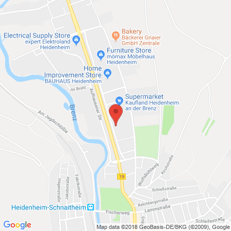 Standort der Tankstelle: Kaufland Tankstelle in 89520, Heidenheim