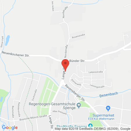 Standort der Tankstelle: ARAL Tankstelle in 32139, Spenge