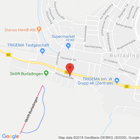 Standort der Tankstelle: ESSO Tankstelle in 72393, BURLADINGEN