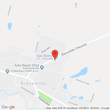 Standort der Tankstelle: Q1 Tankstelle in 16359, Biesenthal