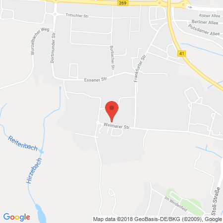 Position der Autogas-Tankstelle: St. Wendel in 66606, St. Wendel