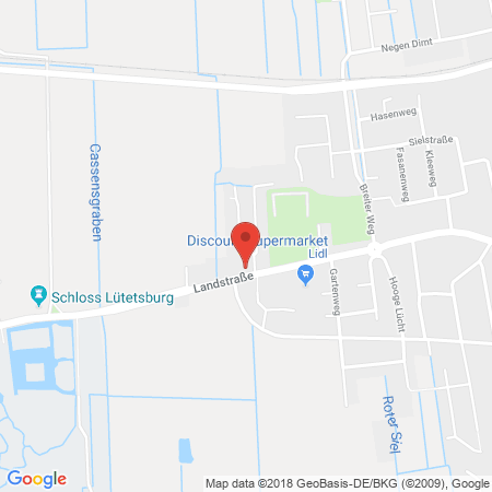 Standort der Tankstelle: FELTA Tankstelle in 26524, Lütetsburg