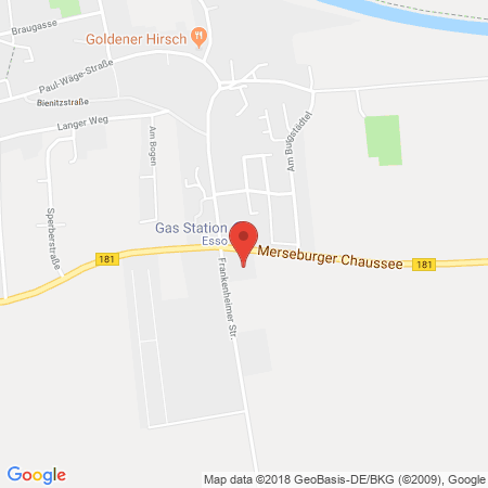 Position der Autogas-Tankstelle: Esso Tankstelle in 04435, Schkeuditz