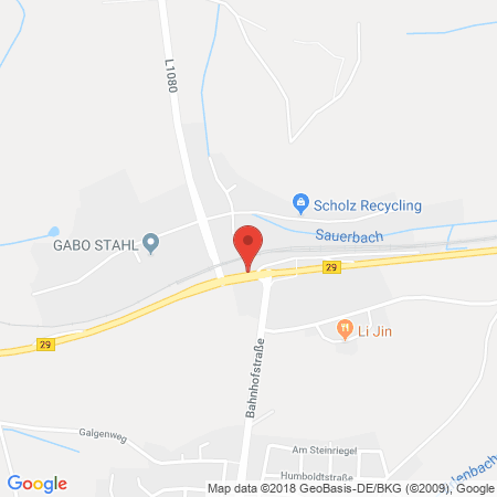 Position der Autogas-Tankstelle: Esso Tankstelle in 73457, Essingen